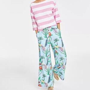 ⛔️Out Of Stock On 34th Women's Bird-Print High-Rise Wide-Leg Pants Size Large